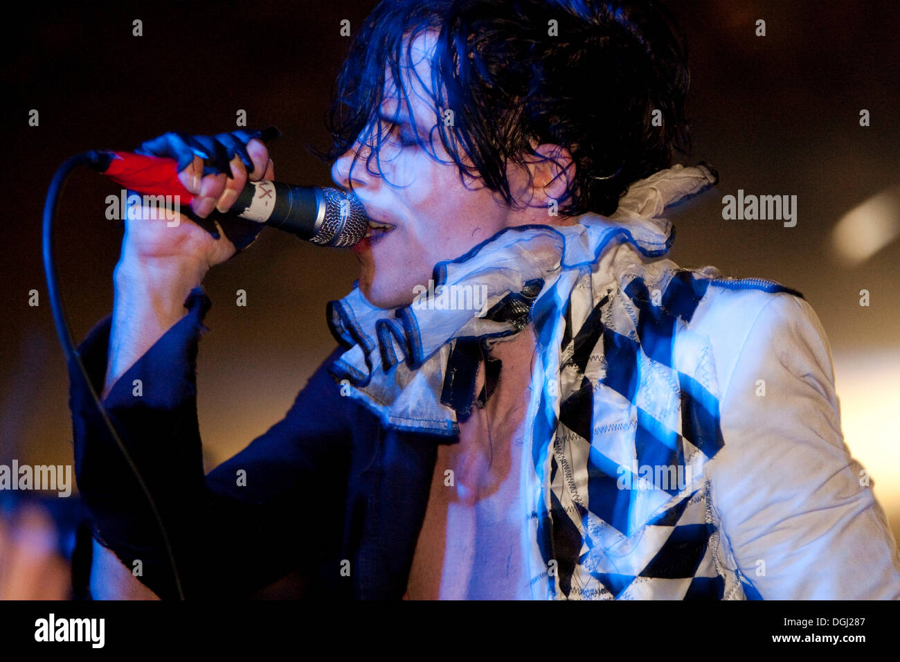 The British glam rock singer and musician Chris Corner live with his