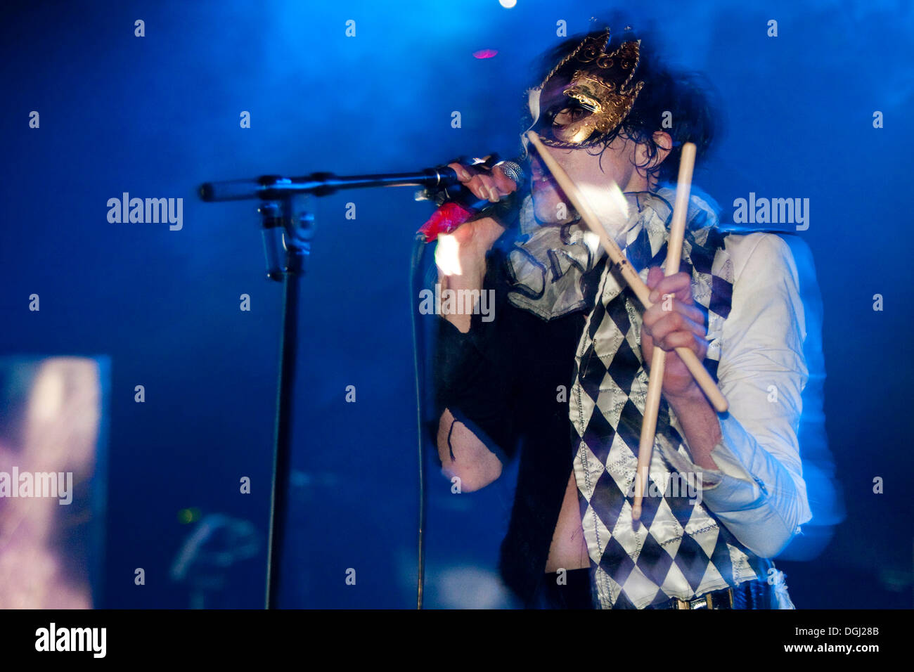 The British glam rock singer and musician Chris Corner live with his