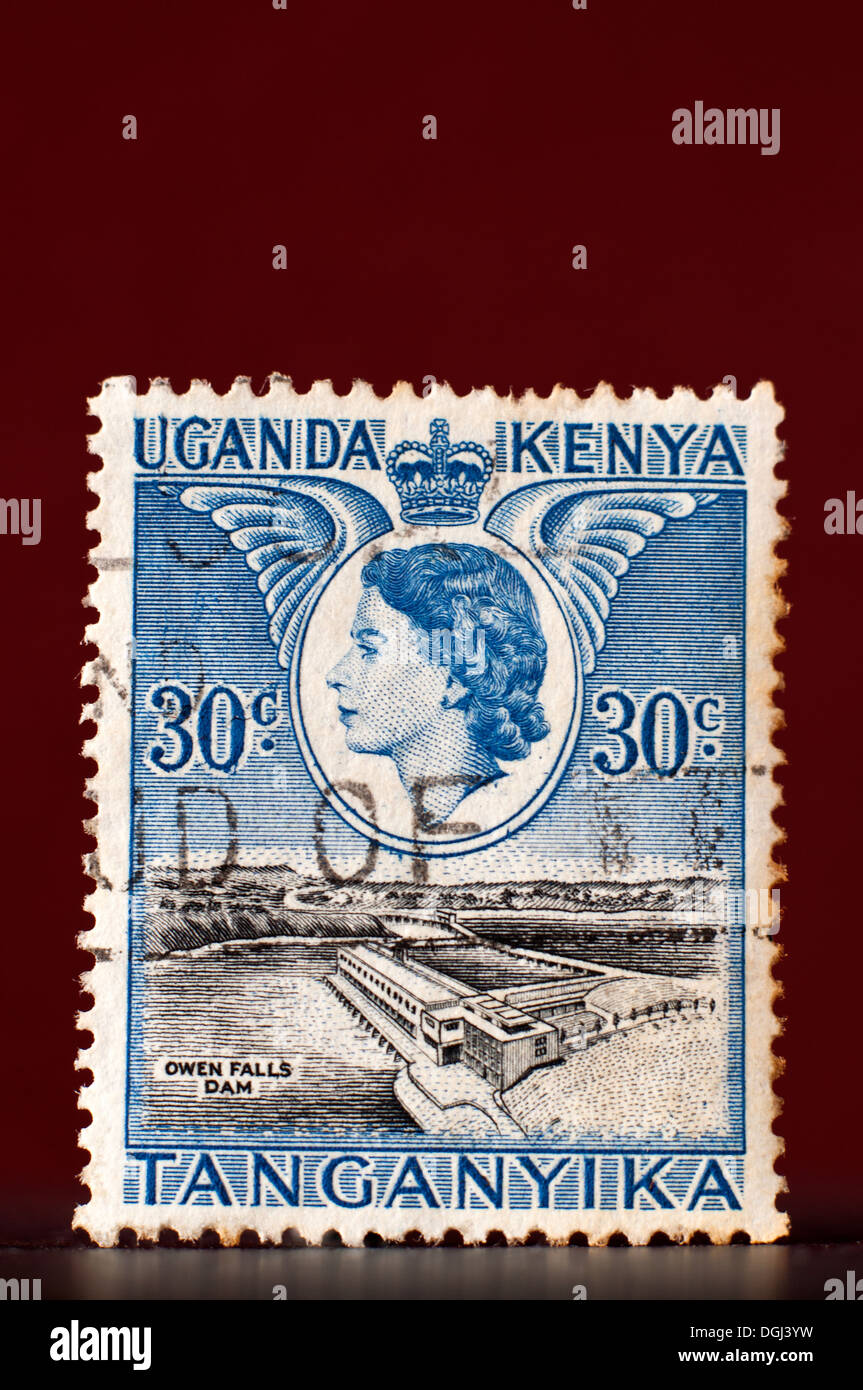 British colonial uganda Kenya Tanganyika postage stamp Stock Photo Alamy