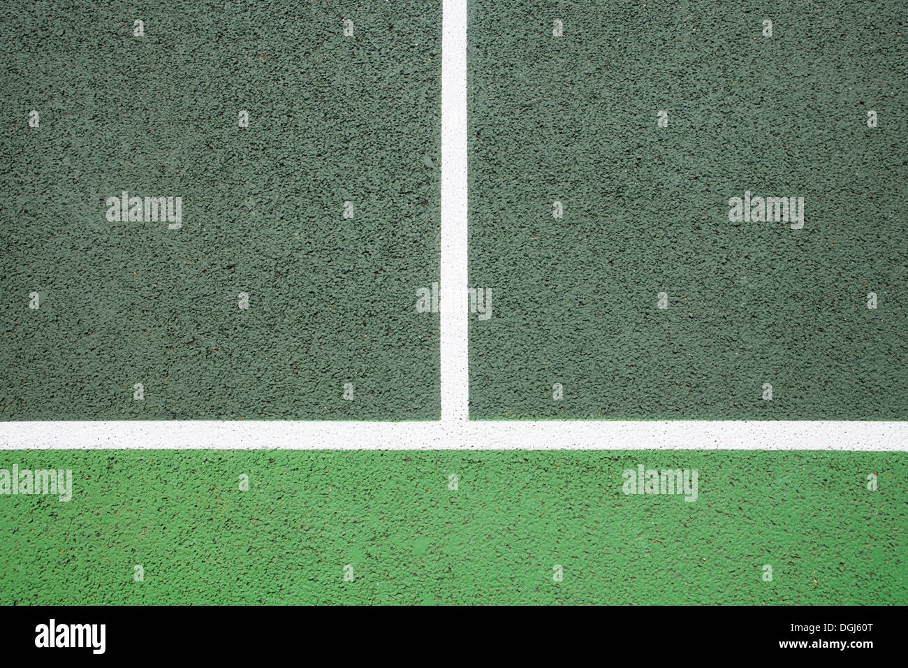 White lines on tennis court Stock Photo Alamy