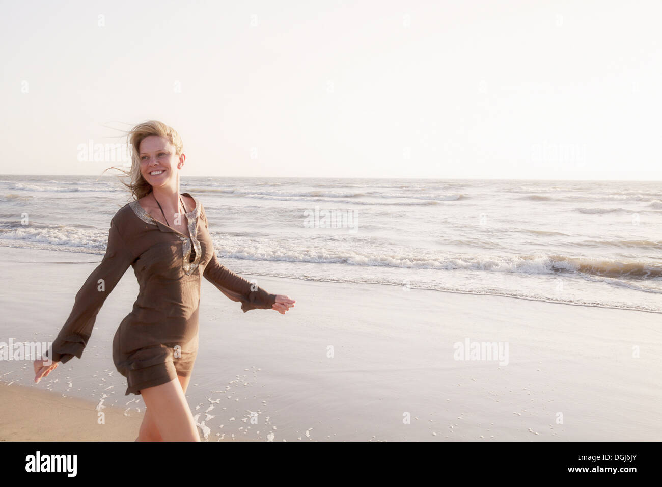 Mature woman outdoors walking hi-res stock photography and images - Alamy