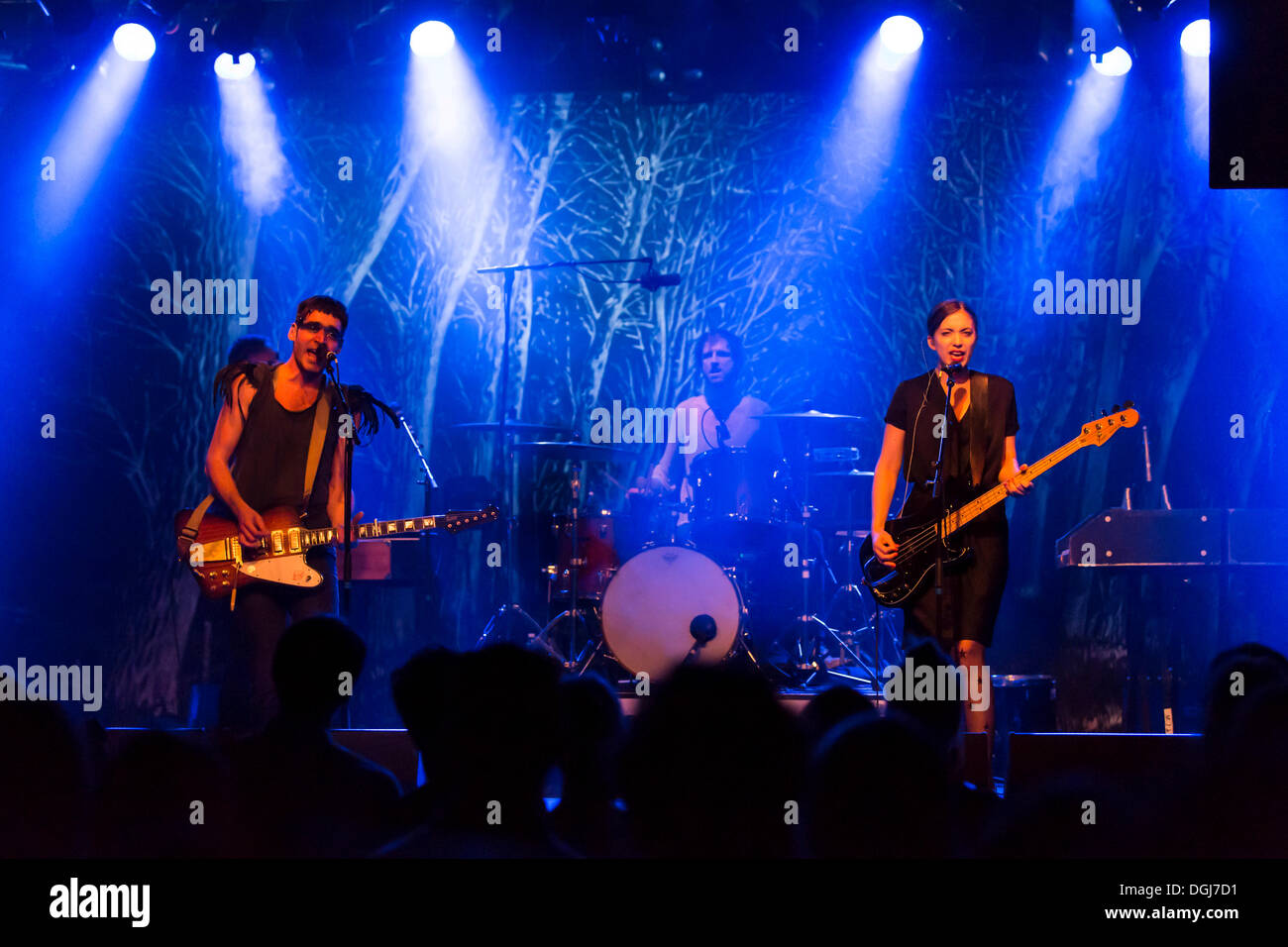 Swiss indie rock band My Heart Belongs To Cecilia Winter performing
