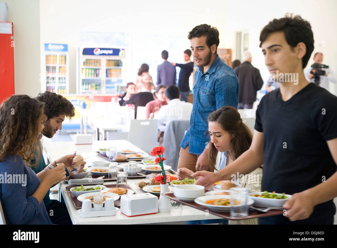 TURKEY, ISTANBUL: The new Turkish German University started in Sep 2013 with its first 100 students in Beykoz on the Asian side. Stock Photo