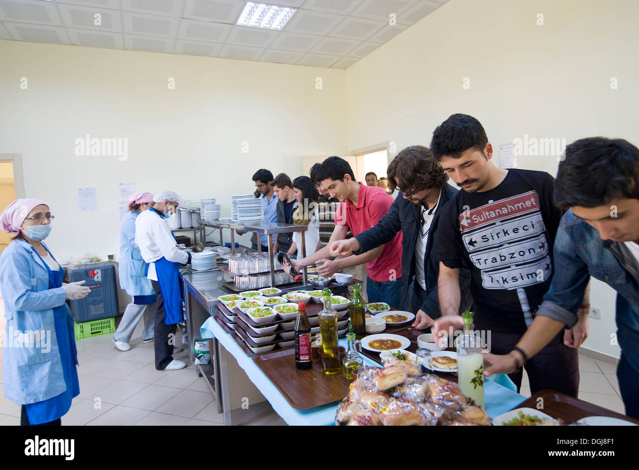 TURKEY, ISTANBUL: The new Turkish German University started in Sep 2013 with its first 100 students in Beykoz on the Asian side. Stock Photo