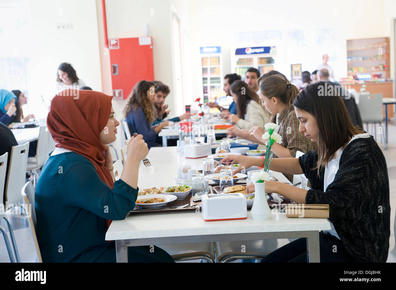 TURKEY, ISTANBUL: The new Turkish German University started in Sep 2013 with its first 100 students in Beykoz on the Asian side. Stock Photo