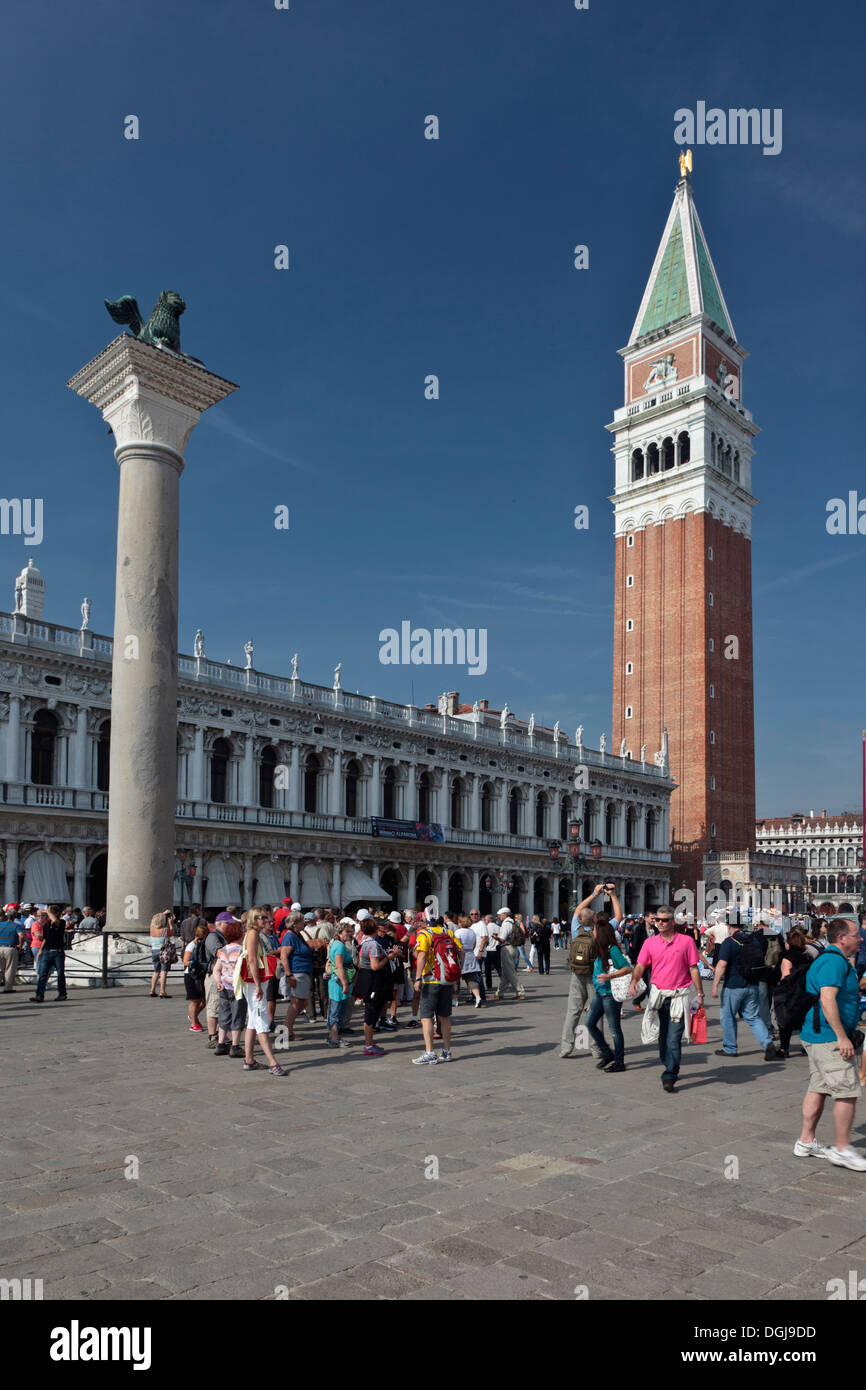 St Marks Square in Venice. Stock Photo
