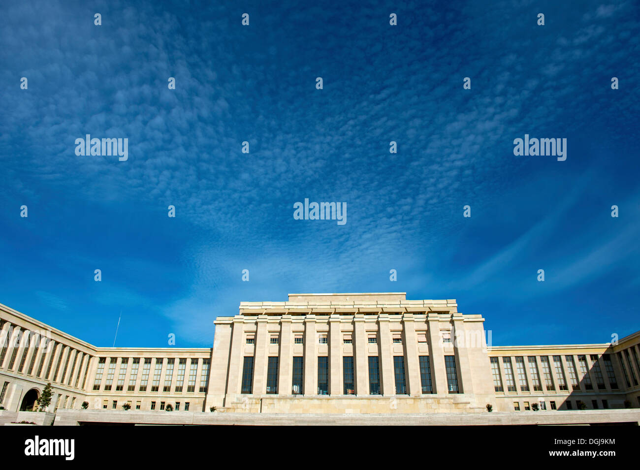 Palais des Nations, European United Nations headquarters, UN, Geneva, Switzerland, Europe Stock Photo