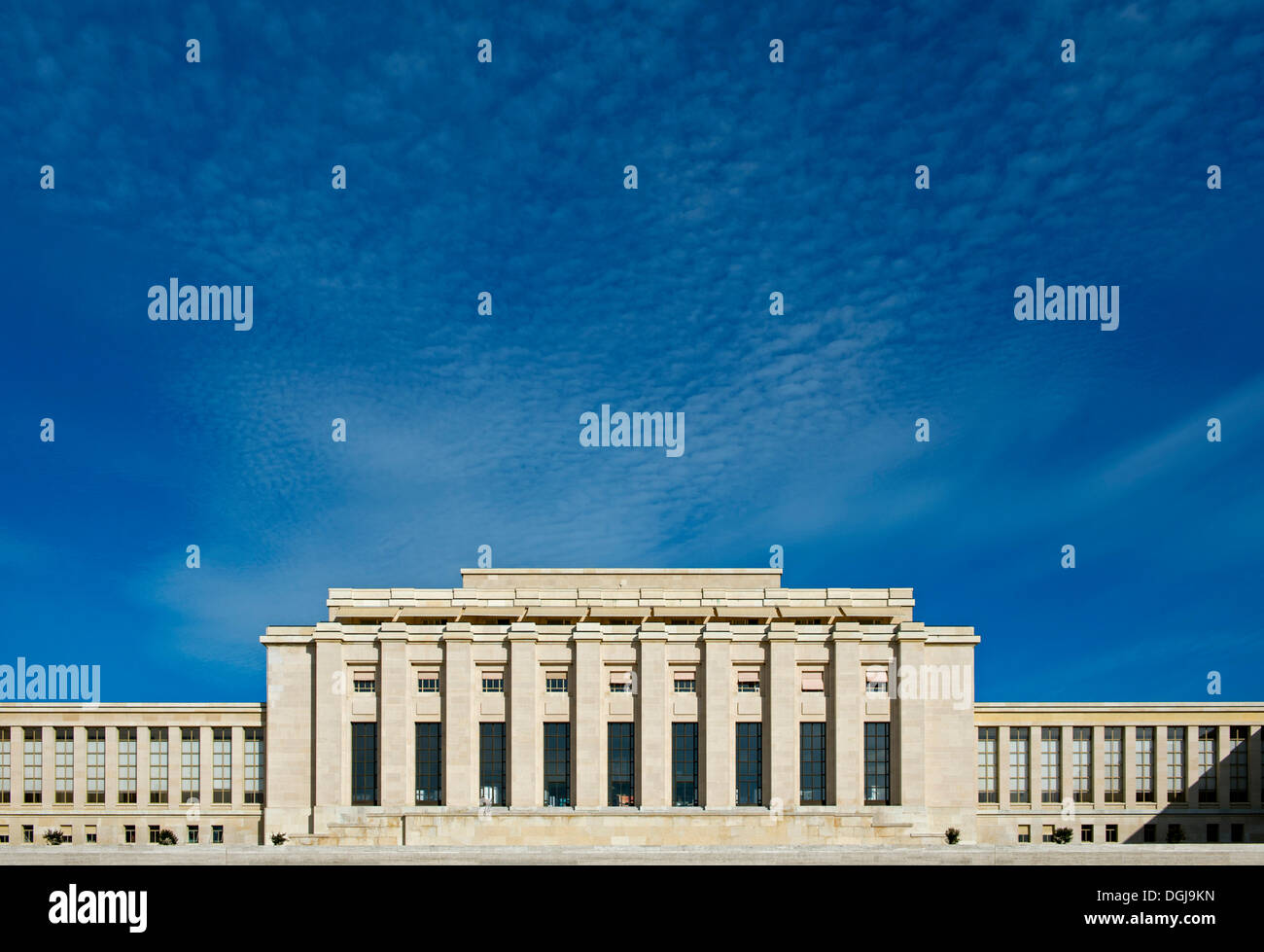 Palais des Nations, European United Nations headquarters, UN, Geneva, Switzerland, Europe Stock Photo