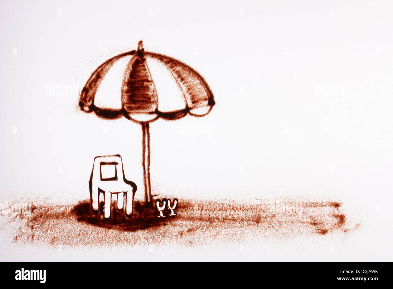 Umbrella drawing hires stock photography and images Alamy