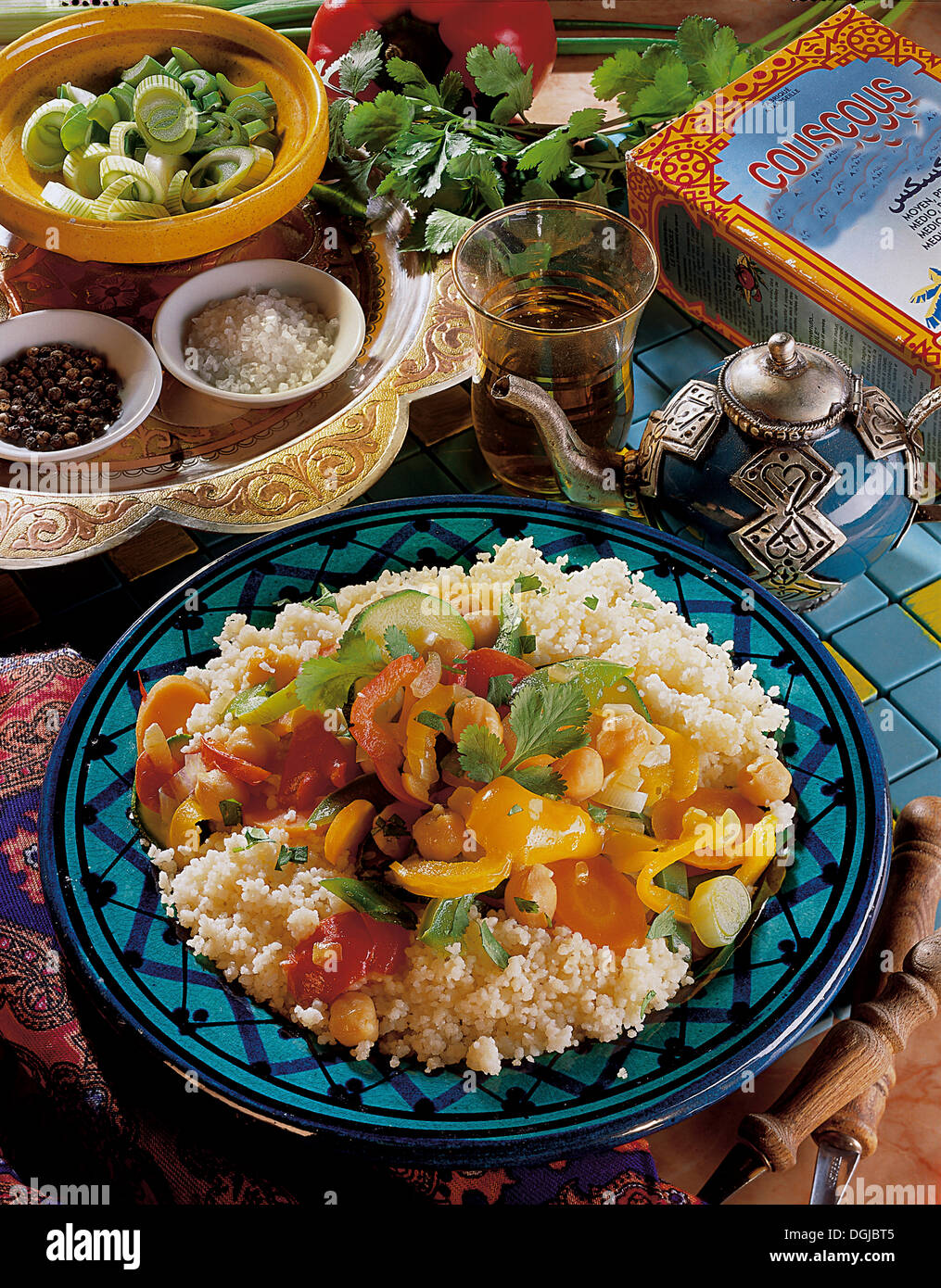 Vegetable couscous, Tunisia Stock Photo Alamy