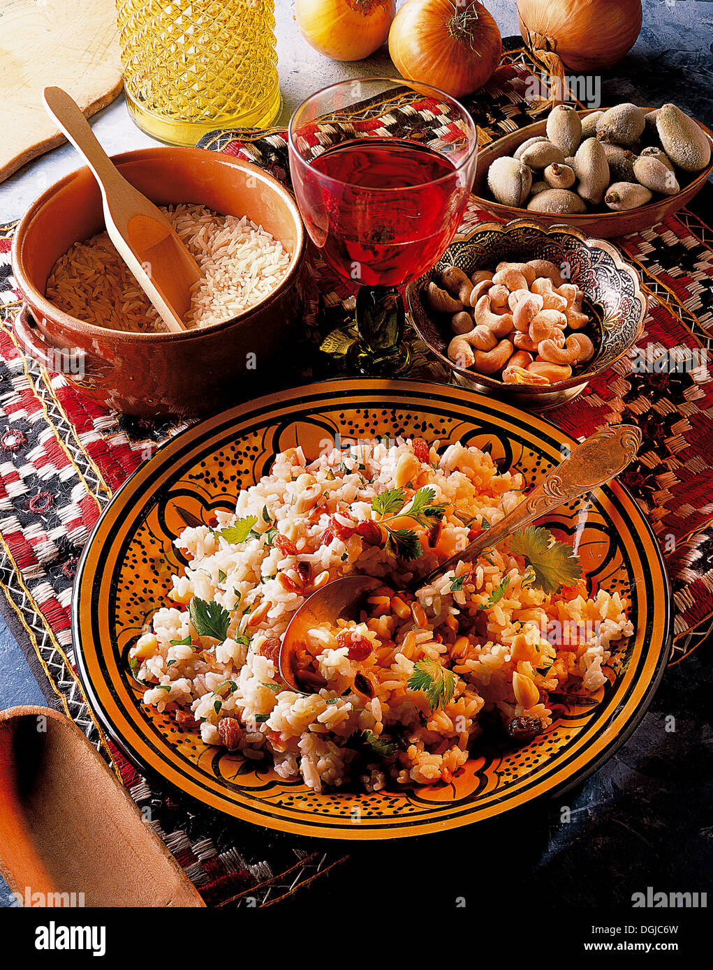Lebanese pilaf rice, Lebanon Stock Photo Alamy