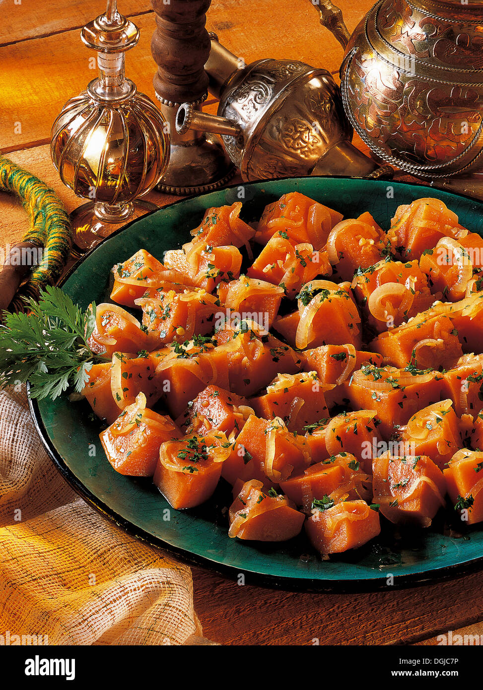 Sweet potato salad, Morocco Stock Photo - Alamy