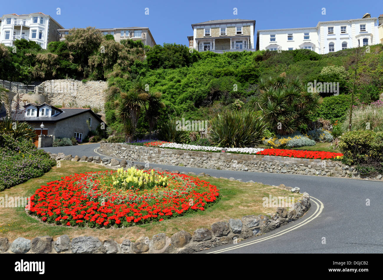 Ventnor Cascade Gardens, Ventnor, Isle of Wight, England Stock Photo