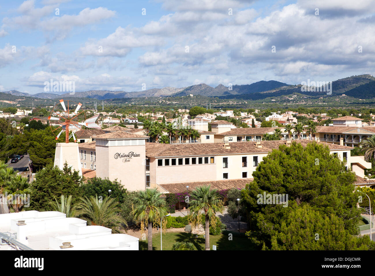 View of Sa Coma Majorca Stock Photo