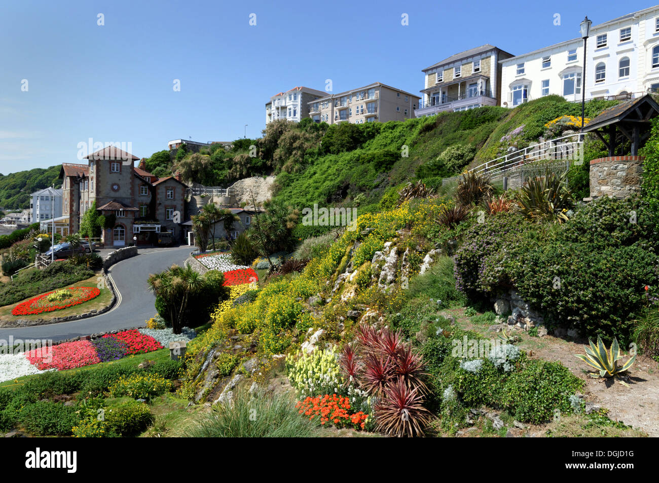 Ventnor Cascade Gardens, Ventnor, Isle of Wight, England Stock Photo