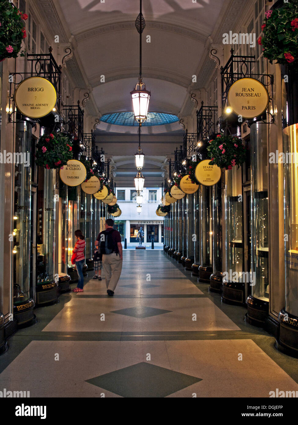 Piccadilly Arcade, St James's, West End, London, England, United Kingdom Stock Photo