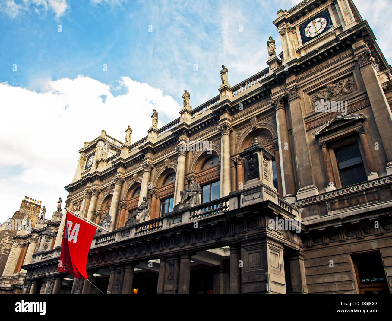 The Royal Academy of Arts, Burlington House, Piccadilly, London, England, United Kingdom Stock Photo