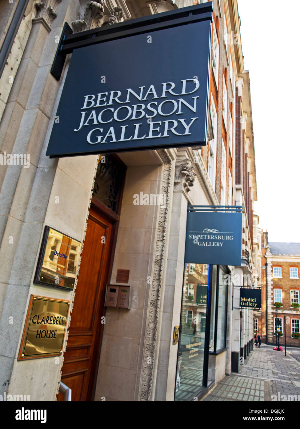 Galleries on Cork Street, Mayfair, London, England, United Kingdom Stock Photo