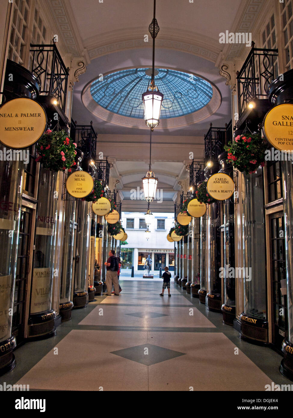 Piccadilly Arcade, St James's, West End, London, England, United Kingdom Stock Photo