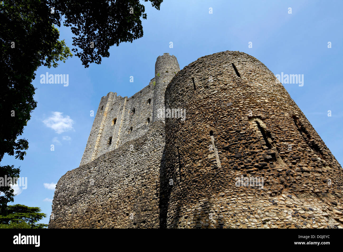 Rochester castle in Kent. Stock Photo
