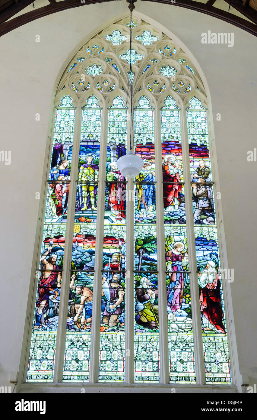 Stainedglass windows, First Church of Otago, a Presbyterian church