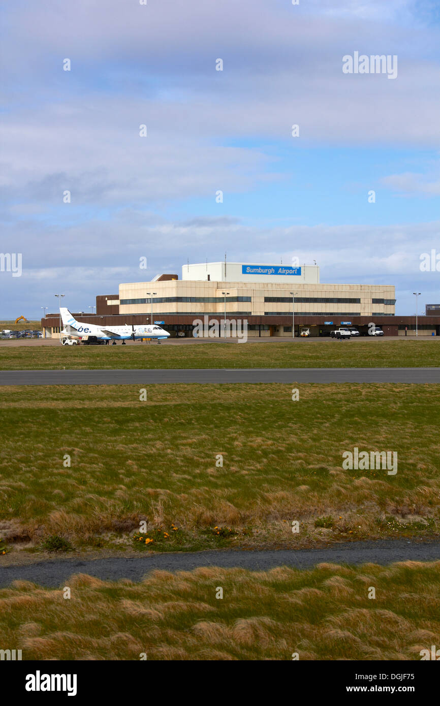 Sumburgh Airport. Stock Photo