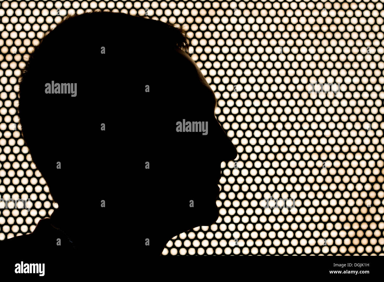 Profile of human head Stock Photo Alamy