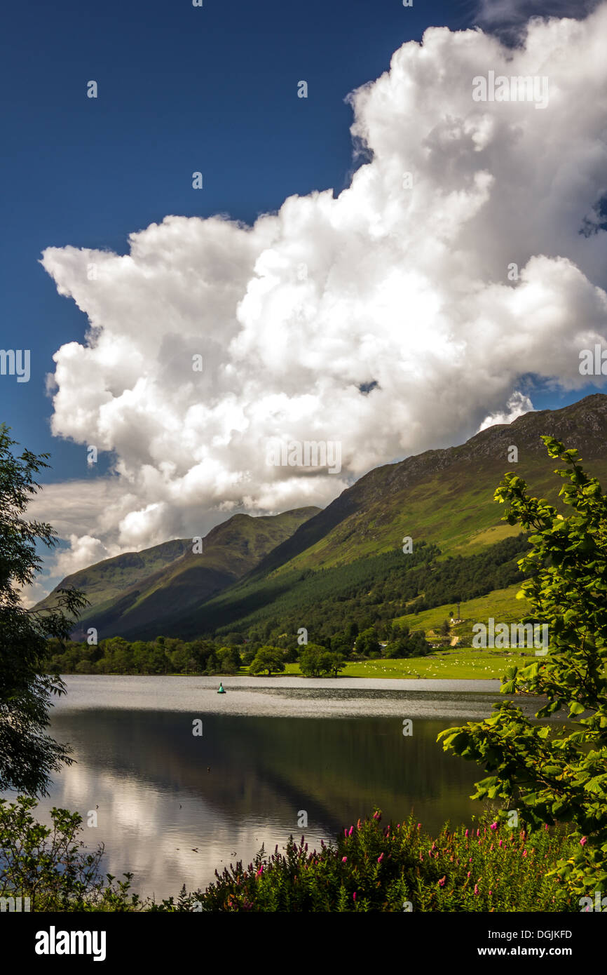 view of the scottish highlands Stock Photo