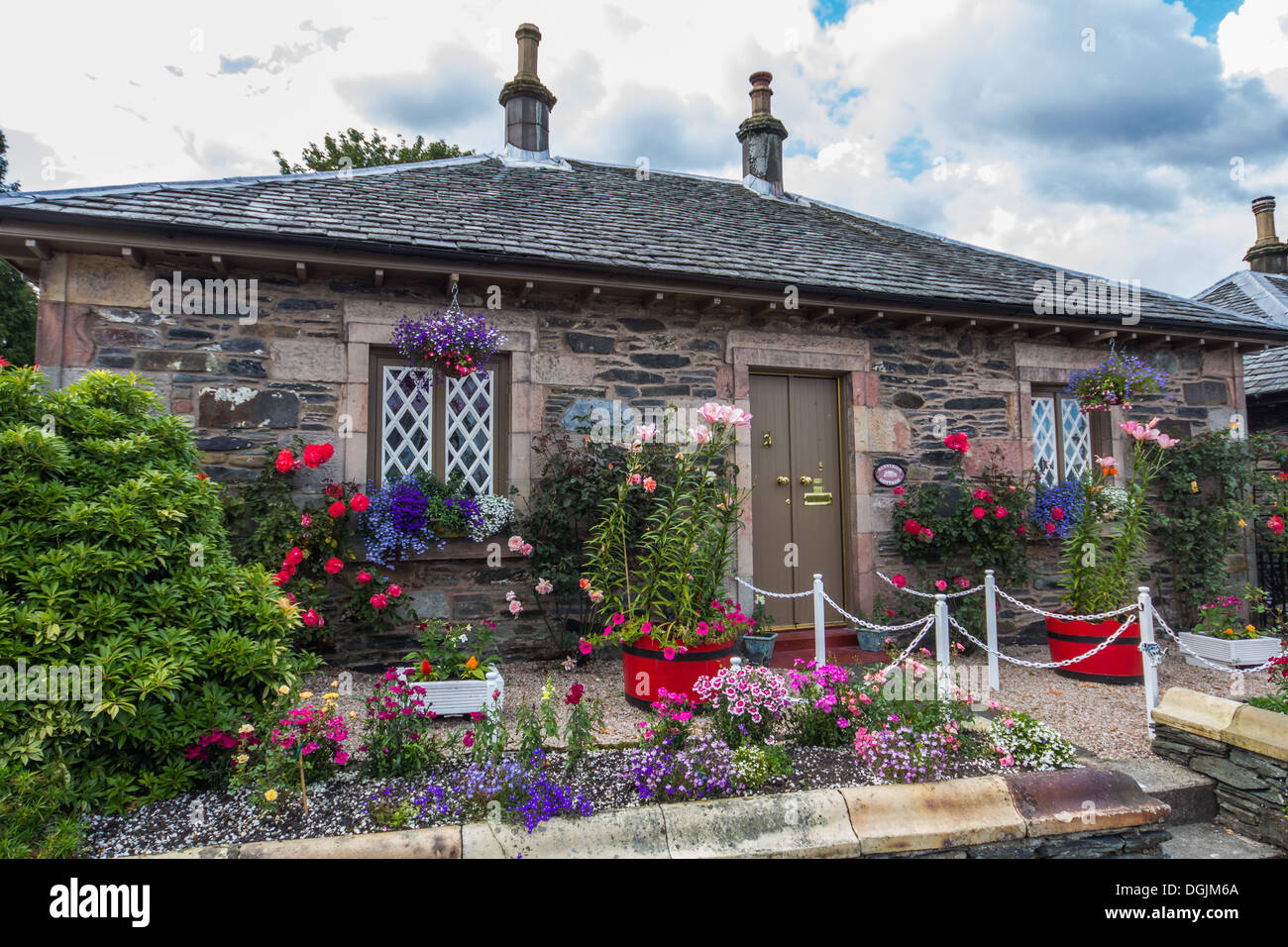 Cottage in scotland Stock Photo