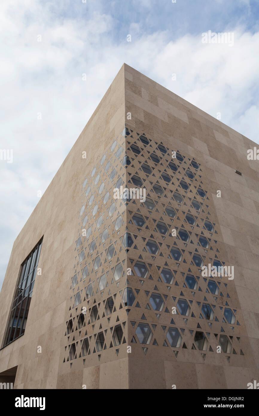 New Ulm Synagogue, modern architecture, Ulm, BadenWuerttemberg Stock