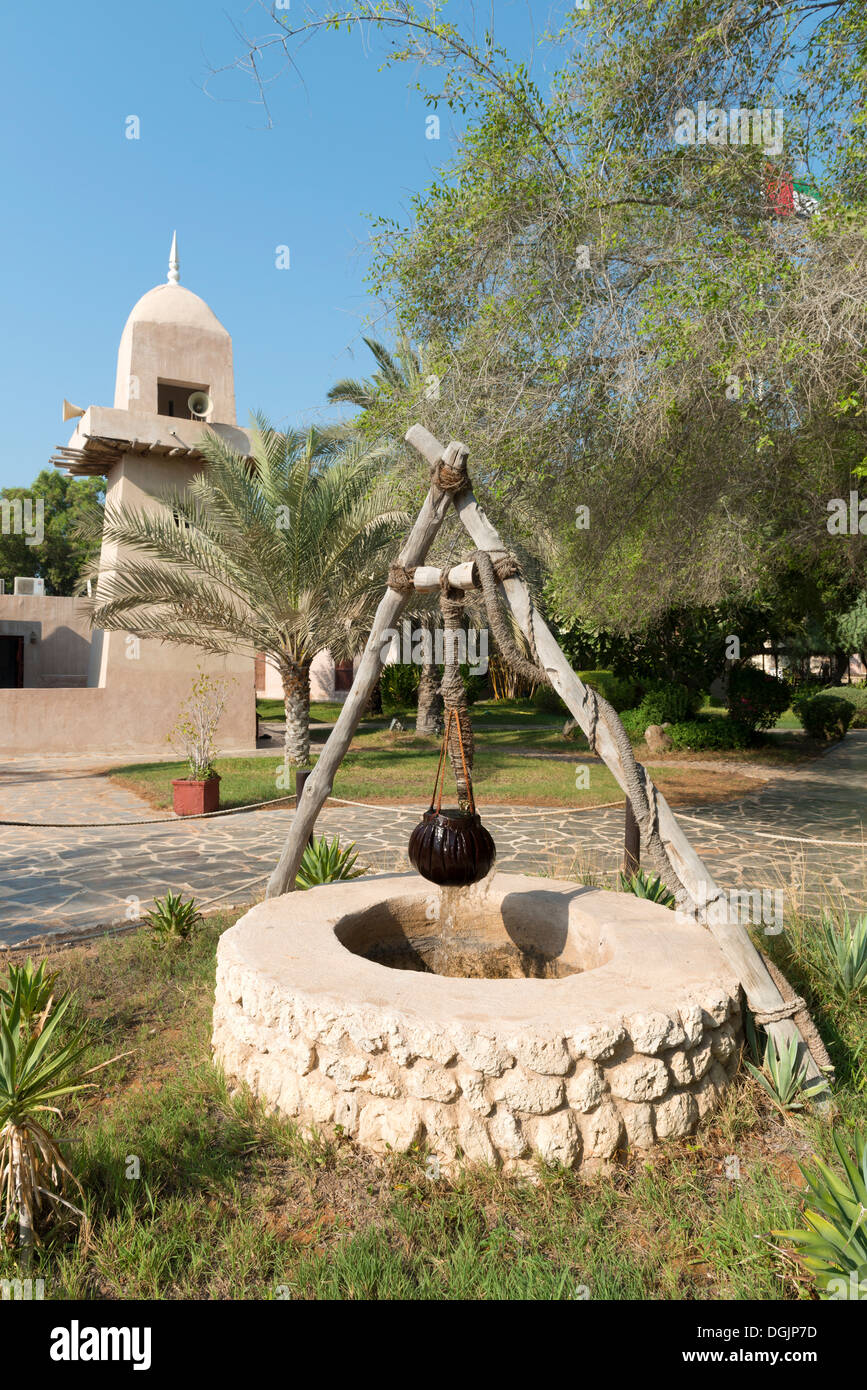 Heritage village in Abu Dhabi in United Arab Emirates UAE Stock Photo