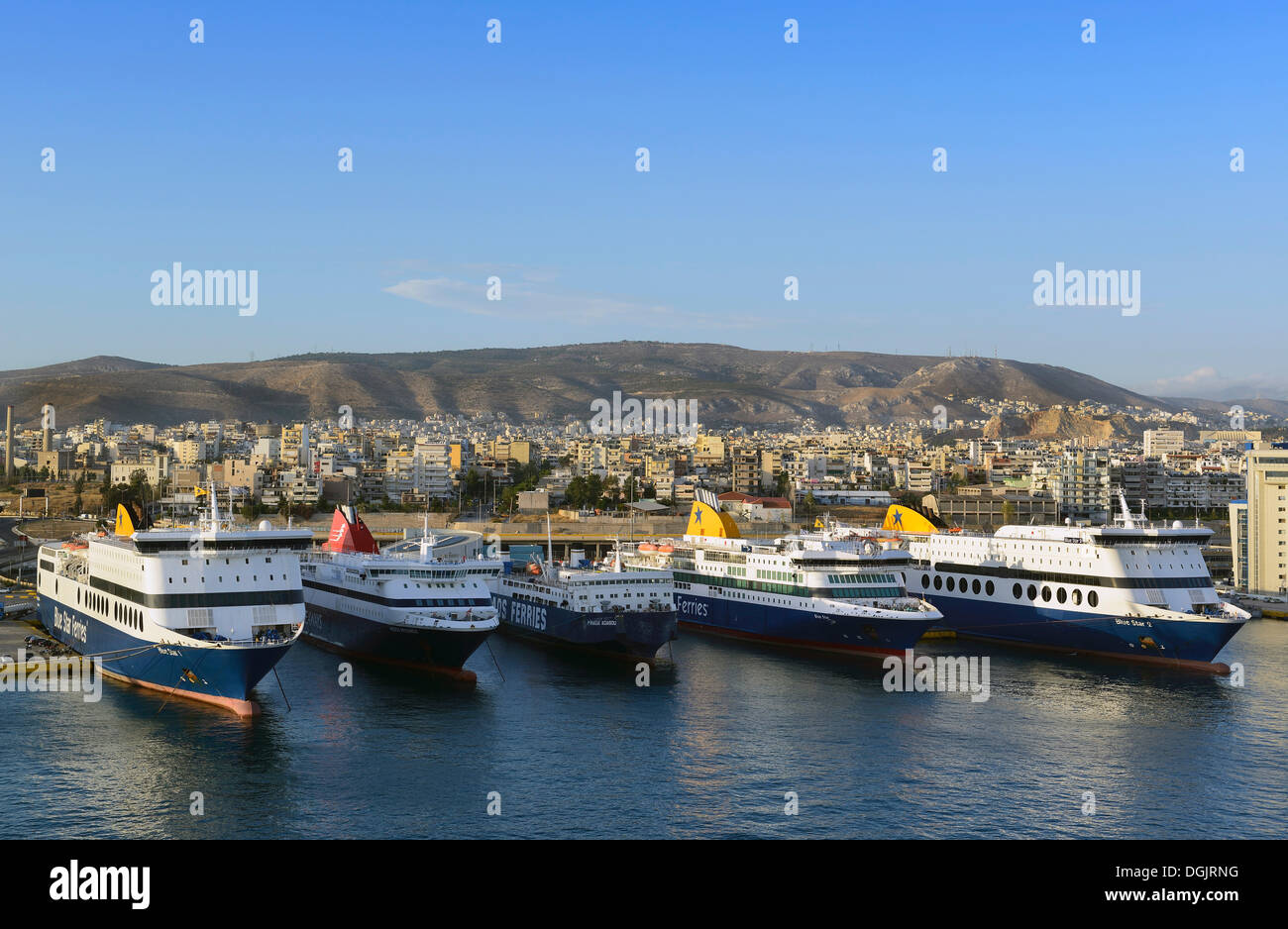 Port of Piraeus, Greece, Europe Stock Photo