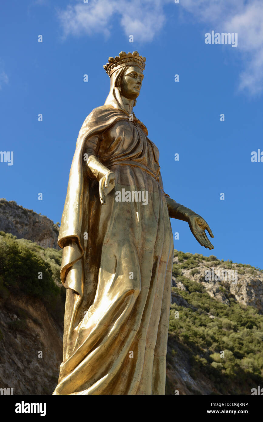 Statue of Virgin Mary, Ephesus, Izmir Province, Turkey Stock Photo