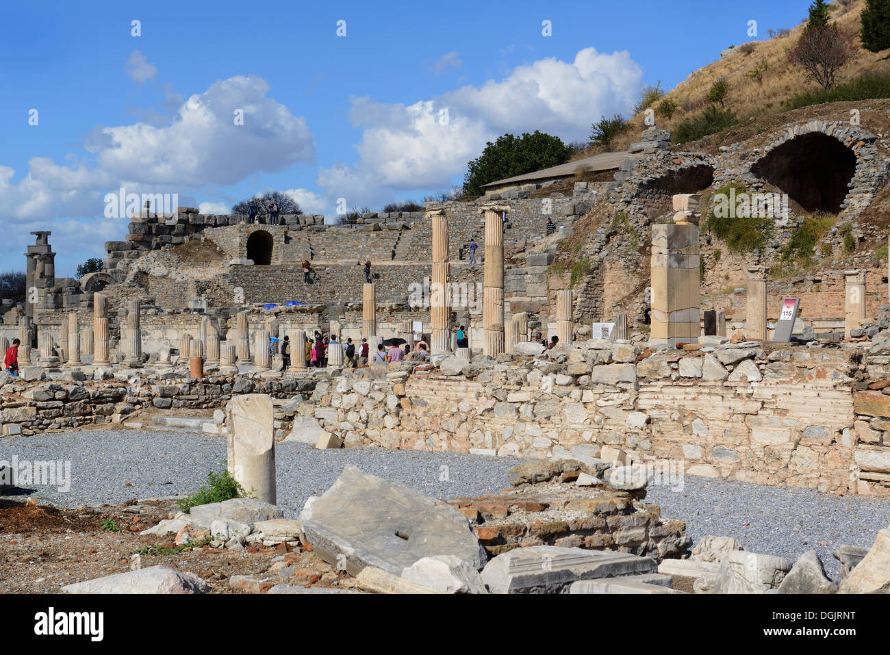 Bouleuterion or Council House, ancient city of Ephesus, Efes, UNESCO World Heritage Site, Aegean Sea, Turkey Stock Photo