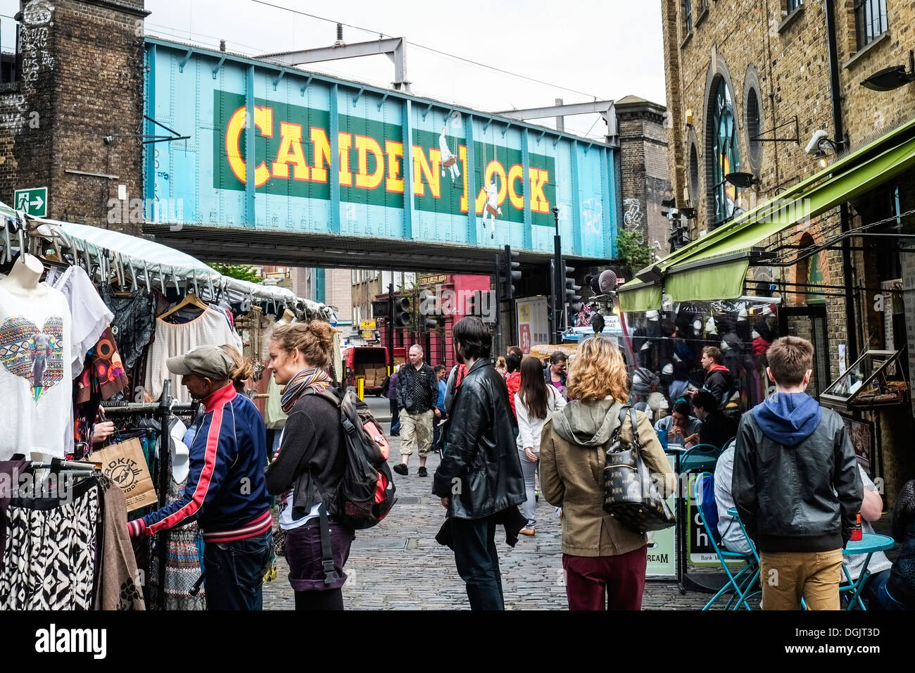 Camden Market in London Stock Photo Alamy