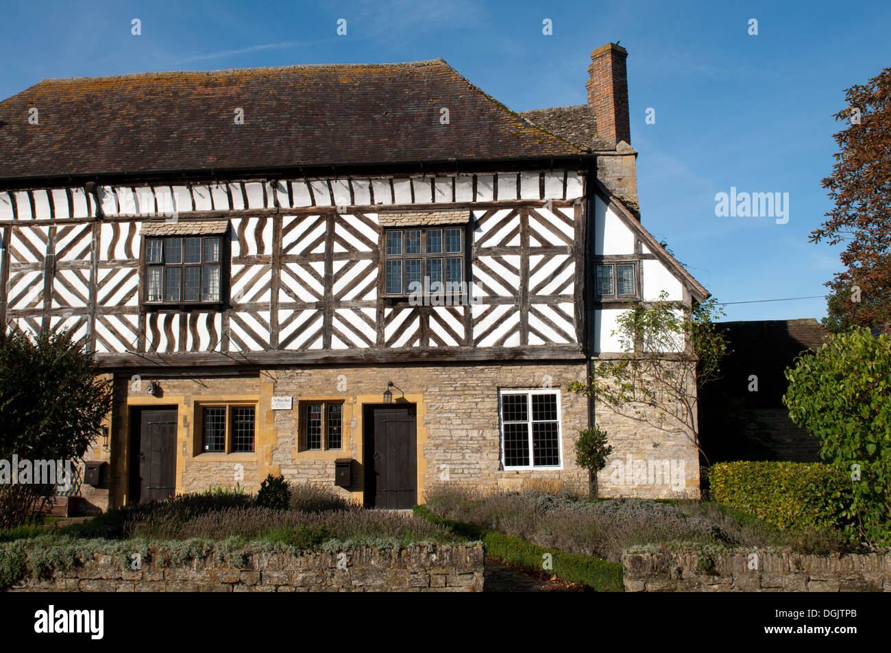 The Manor House, Badsey, Vale of Evesham, Worcestershire, UK Stock