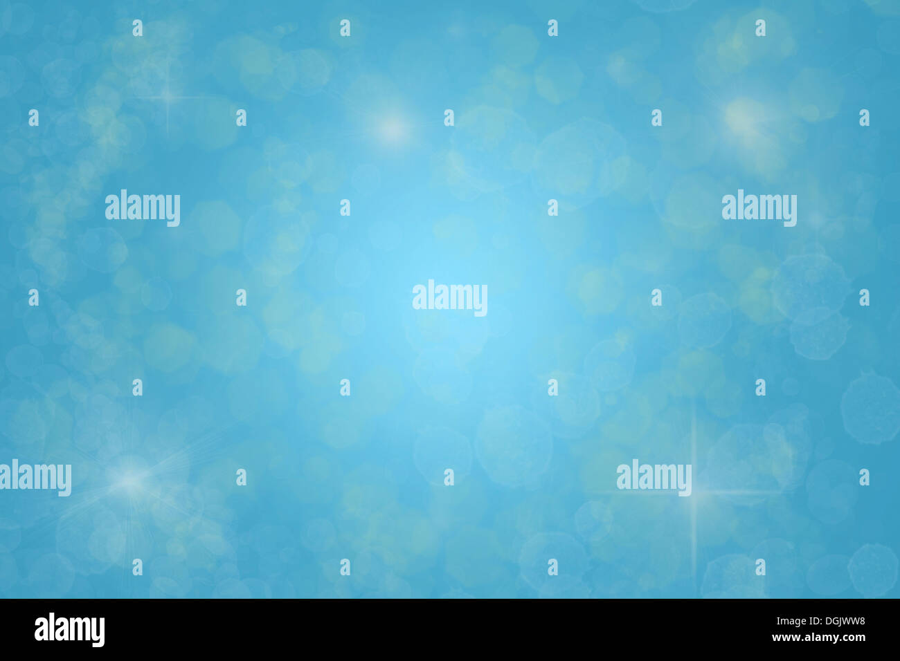 blue abstract background white sparkles bokeh stars Stock Photo - Alamy