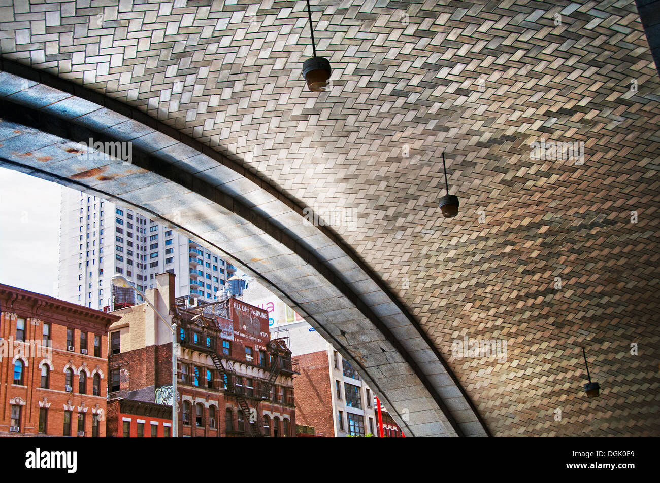 bridge brickwork Stock Photo