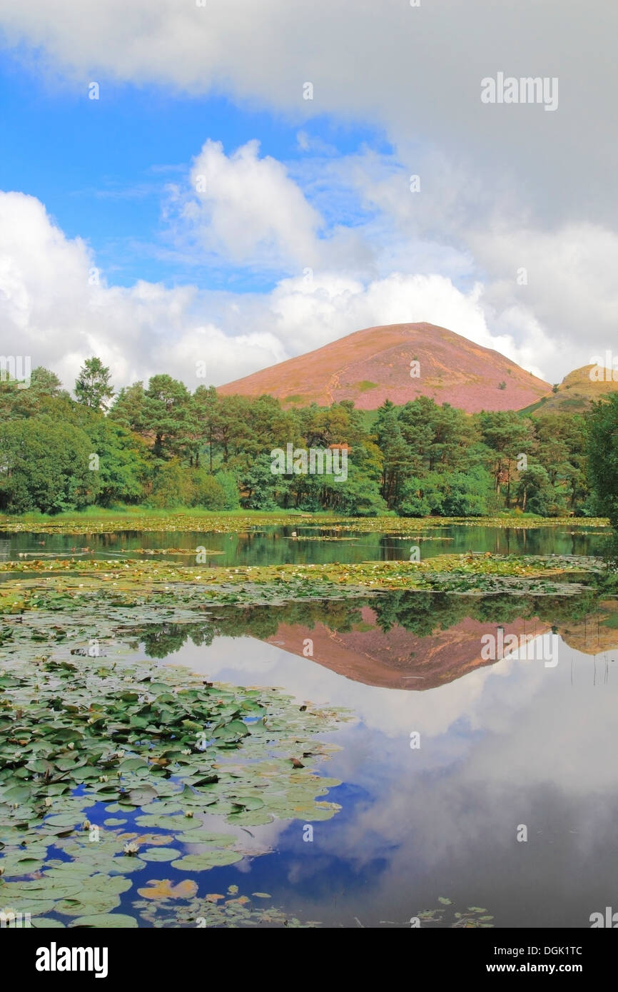 Bowdenmoor or Bowden Moor Reservoir & The Eildon Hills, Bowden, Borders