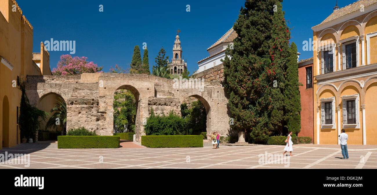 Spain, Andalusia, Seville, Alcazar Palace Stock Photo