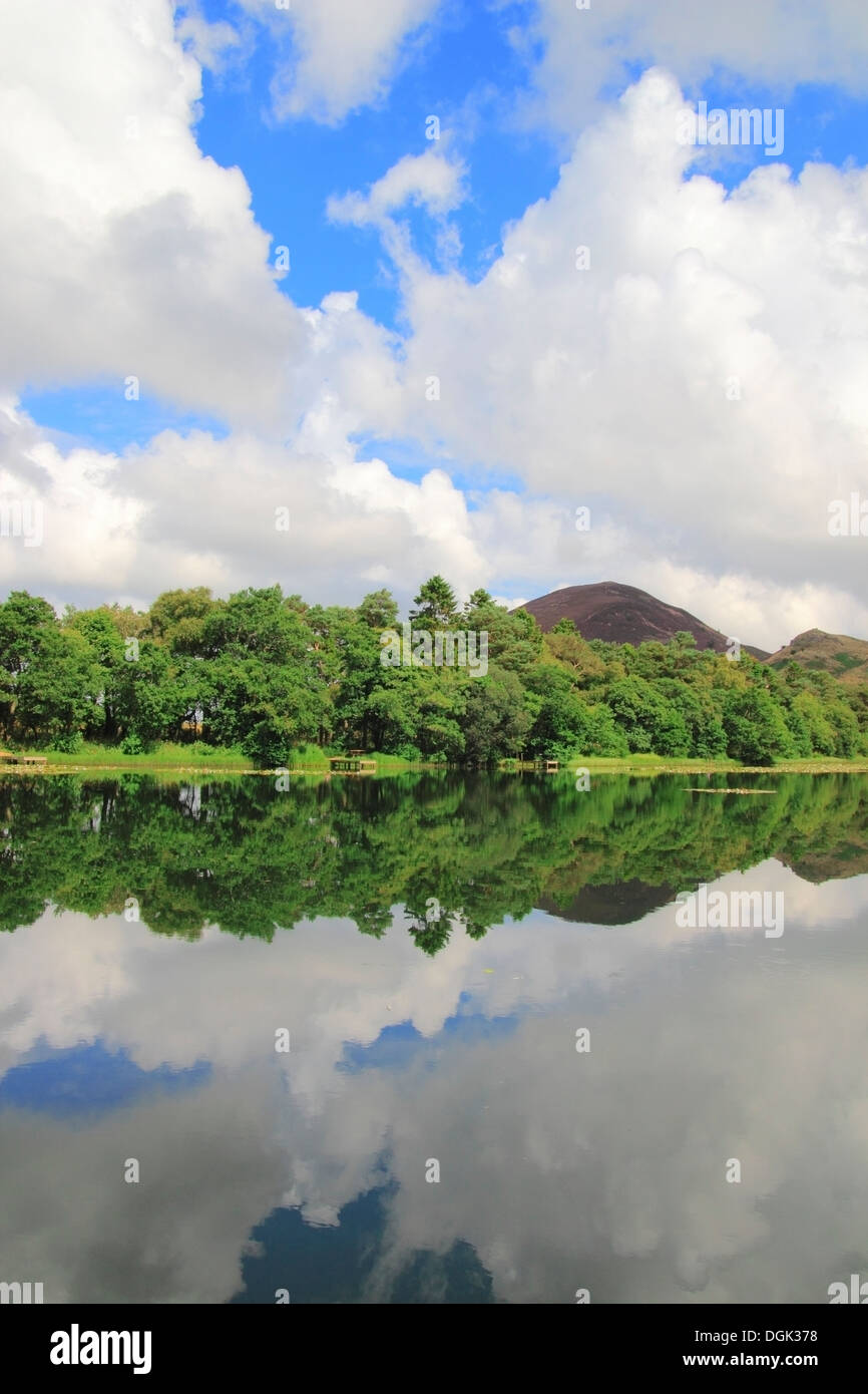 Bowdenmoor or Bowden Moor Reservoir & The Eildon Hills, Bowden, Borders