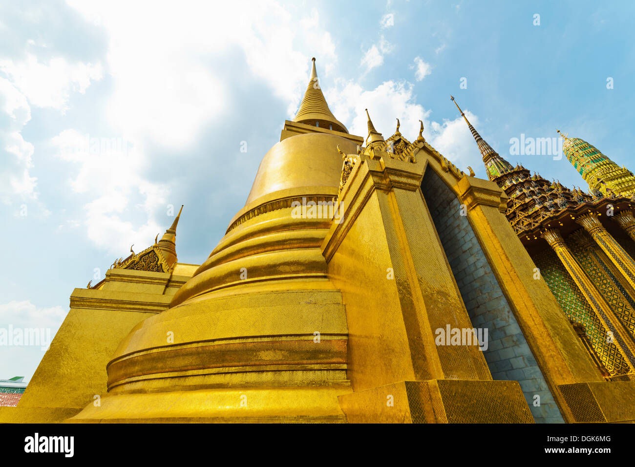 Temple of the Emerald Buddha, Bangkok, Thailand Stock Photo