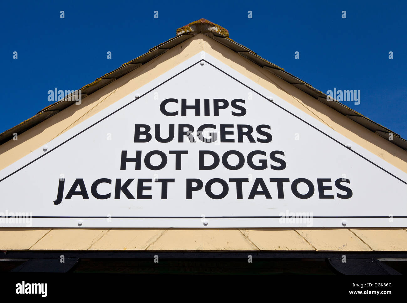 A fast food takeaway sign Stock Photo Alamy