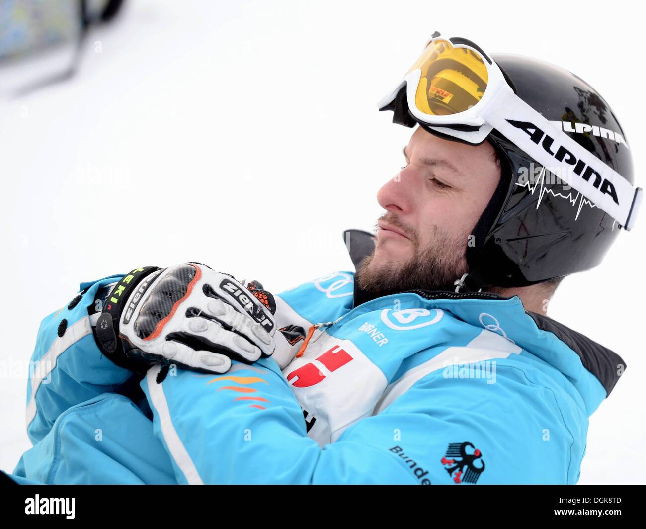 Pitztaler Glacier, St Leonard, Austria. 22nd Oct, 2013. Ski Alpine DSV Training men St Leonhard Austria Picture shows Stephan Keppler ger Credit:  Action Plus Sports/Alamy Live News Stock Photo