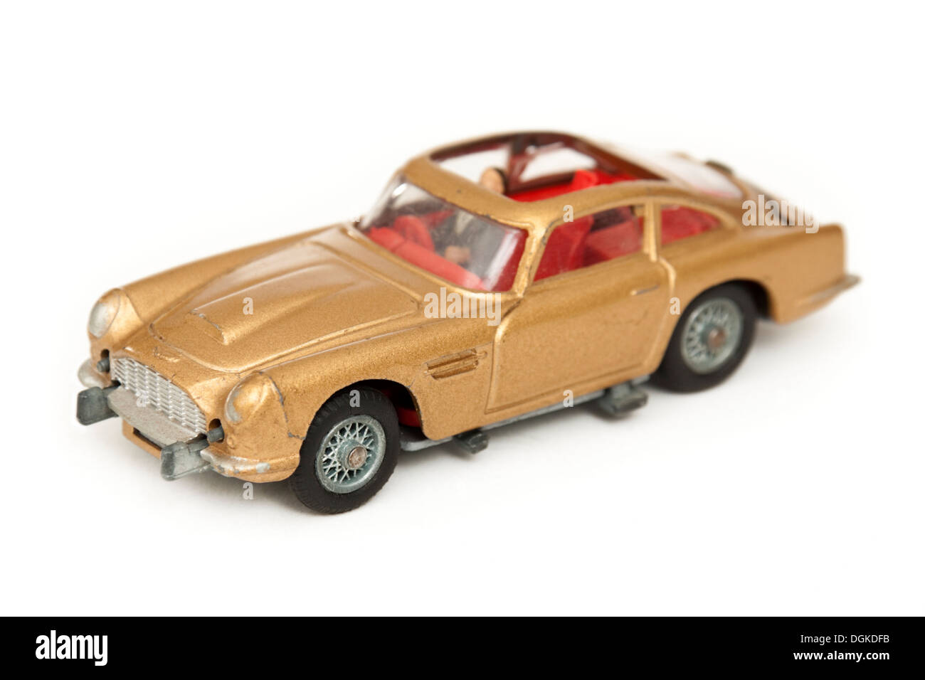 James Bond '007' Aston Martin DB5 replica by Corgi Toys Stock Photo