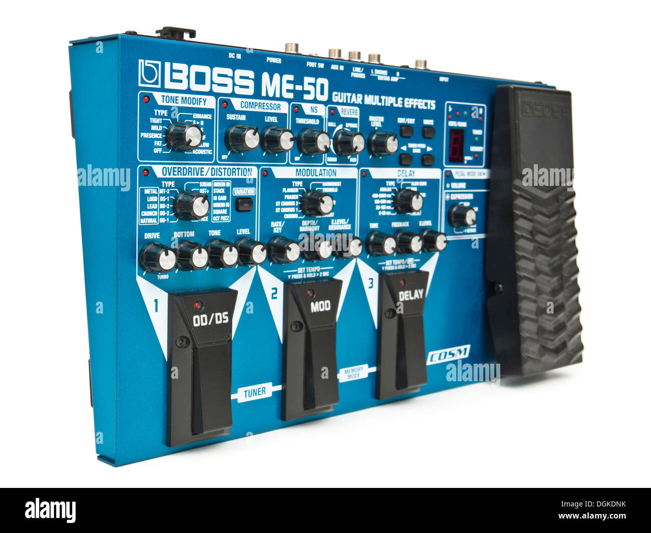Boss Me 50 Guitar Multiple Effects Pedal Processor From 04 Stock Photo Alamy
