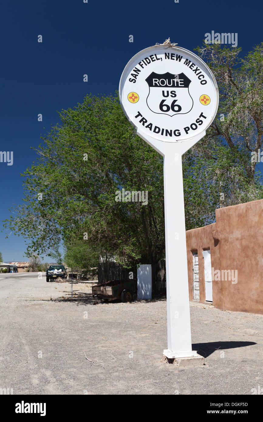Trading Post on Route 66. Stock Photo