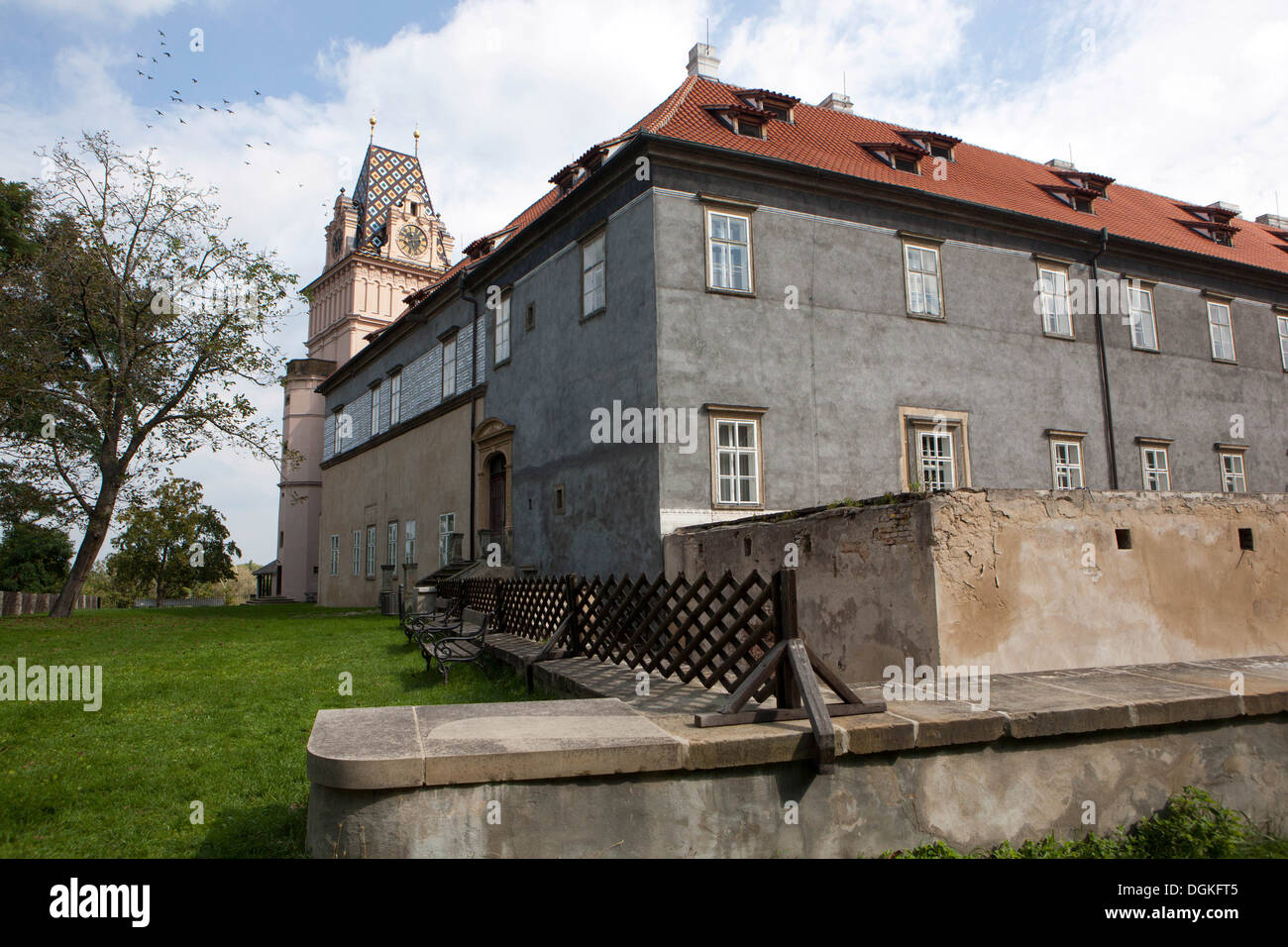 Castle in Brandys nad Labem Czech Republic Stock Photo