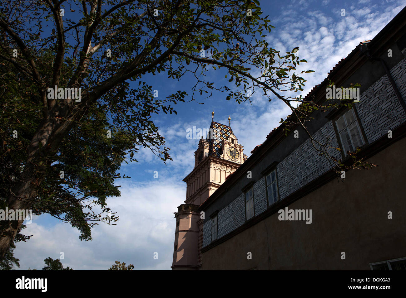 Castle in Brandys nad Labem Czech Republic Stock Photo