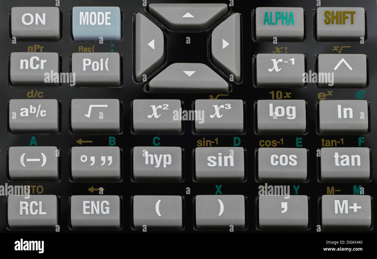 Scientific calculator Stock Photo